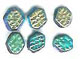 Half Rainbow Glass Beads - click here for large view